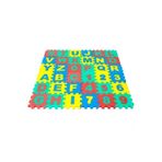 Mahi Max 9cm X 9cm Minik Parçalı Eva Puzzle Harfli Sayılı Eğitici Mini Oyun Halısı 36 Parçalı