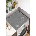 Mahita Home Yıkanabilir Kaymaz Tabanlı Çamaşır Makinesi Örtüsü Modern Kullanışlı Dekoratif Mat ÇMŞ12