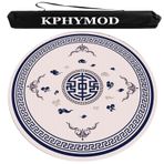 Mahjong Mat Katlanabilir Mahjong Masa Matı, Kaymaz Gürültü Azaltıcı Masa Örtüsü Karton Karo Oyun Matı Seyahat Ve Ev Kullanımı İçin, Taşıma Çantası Ile(Beige,51.18x51.18 in)