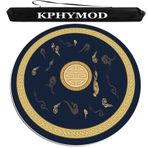 Mahjong Mat Katlanabilir Mahjong Masa Matı, Kaymaz Gürültü Azaltıcı Masa Örtüsü Karton Karo Oyun Matı Seyahat Ve Ev Kullanımı İçin, Taşıma Çantası Ile(Blue,51.18x51.18 in)