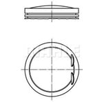 Mahle 0010700 Piston Segman