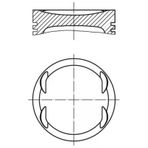 Mahle 001pı00175000 Pıston + Segman Std. M270.910, 83,00mm X156 13 W176 12 18 W246 11 18 C117 13 19