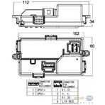Mahle Abr68000p -Knecht-Behr Abr68000p Kalorifer Rezistansı Bmw N47 N57 N63 F10 F11 F01 F02 F03 F03 64119311938