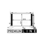 Mahle Ac248000p Knecht Klima Radyatörü 610×321×16 W210 S210 E250 E270cdı E 320 Cdı Om 605.962 8Fc351038501