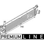 Mahle Cı157000p Turbo Radyatörü Intercooler Ducato-Boxer-Jumper 2.2-2.3-3.0 D 06 > 740X127x50 1340763080-0384.K1