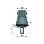 Mahle Hararet Müşürü Mavi Golf4-Bora-Passat 1997 078919501B 059919501