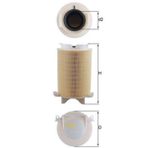 Mahle HAVA FİLTRESİ CADDY 3-PASSAT-GOLF 5-JETTA 3-TOURAN-TIGUAN-LEON-OCTAVIA-ALTEA 1.4TSI-1.6-2.0FSI 1F0129620 3C0129620 3C0129620A
