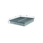 Mahle Hava Fıltresı Mercedes S-Class Om603 W140 1993-1998 A6030940404