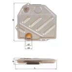 Mahle Hx48 -Knecht-Behr Hx48 Otomatik Şanzıman Yağ Filtresi Mercedes W124 S124 C124 A124 W210 W140 R129 A1292770195