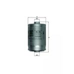 Mahle Kl36 -Knecht-Behr Kl36 Yakıt Filtresi Passat 1.8 2.0 99 441201511C 441201511C