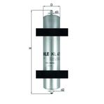 Mahle Kl478 -Knecht-Behr Kl478 Yakıt Filtresi Bmw M47 M57 E46 01 04 13327787476 13327787476