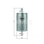 Mahle Kl60 Knecht Yakıt Filtresi Polo3 1.4 1.6 16V 94-