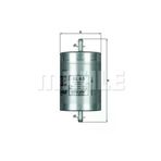 Mahle Kl65 Knecht Benzin Filtresi Mercedes Sl R129 Sl600 349Hp 92-01