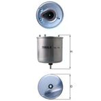 Mahle Kl788 -Knecht-Behr Kl788 Mazot Filtresi Euro 5 1.6 Hdi 301 308 407 508 C4 C5 C-Elysee 1611659480 1611659480
