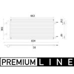 Mahle KLİMA RADYATÖRÜ KONDANSATÖRÜ OPEL ASTRA K 2015-2022 39131676 39011385 13475956