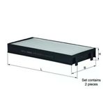 Mahle La221s -Knecht-Behr La221s Polen Filtresi Bmw E70 X5 E71 F16 X5 64316945585