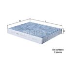 Mahle Lak467/s Polen Fıltresı Karbonlu Bmw F07 F10 F11 F01 F02 F03 F04 11