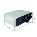 Mahle Lx32336 -Knecht-Behr Lx32336 Hava Filtresi Vw Touareg Cr7 3.0 Tdı 4 Motıon 17 4M0133843c