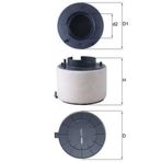 Mahle Lx4249 -Knecht-Behr Lx4249 Hava Filtresi 8K0133843l 8K0133843l