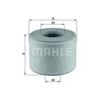 Mahle Lx820 Knecht Lx820 Hava Filtresı Bmw Motorcycles F F650cs 00-