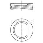 Mahle Motor Pıston Segman (0,60 Farklı) P406 P605 R P806 P605 Evasıon Xantıa Xm XU10J2TE (2,2 Turbo 16V)