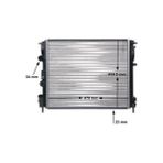 Mahle Radyatör Clıo Iı-Kng -Logan-Solenza-1.5dci-1.4-1.6 16V-1.9DTI Ac Mek 480X415X34