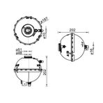 Mahle RADYATOR YEDEK SU DEPOSU BMW N13 N20 N26 B38 F20 F22 F23 F30 F32 F33 F34 F36 17137642158
