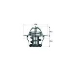 Mahle Tx1480d Tx1480d Termostat Micra Iı K11 80C