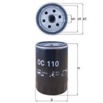 MAHLE Yağ Filtresi / Mercedes M103-W201-W124-S124-W126-R129 / A1031840610