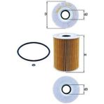 Mahle Yag Fıltresı Mercedes Om629 10164 W211 W164 W221 A6291800109