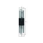 Mahle YAKIT FILTRESI BMW M42 M43 M50 M52 E36 E46 E39 E38 E31 13321740985