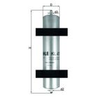 Mahle YAKIT FILTRESI BMW M47 M57 E46 2001-2005 13327794549
