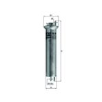 Mahle YAKIT FILTRESI BMW M54 M60 M62 E38 E39 E53 13321709535