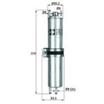 Mahle YAKIT FILTRESI BMW N62 M54 E65 2003-2008 16126750475 13327503413
