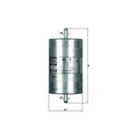 Mahle YAKIT FİLTRESİ CLIO-R9-R11-R19-R21-SAFRANE-P505-P806-TRAFIC-MASTER-IBIZA 1 -GOLF 3-MALAGA 7700680167 1H0201511A 1567 13