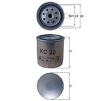 Mahle YAKIT FILTRESI MERCEDES OM615 OM616 OM617 W123 S123 C123 W460 A0010920401