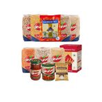 Mahmood Rice Büyük Ramazan Kolisi - Baldo Pirinç Nohut Fasulye Köftelik Bulgur Orta Pilavlık Bulgur Basmati Pirinç Domates Salçası Biber Salçası Tatlı Super Pekoe Seylan Çay Türk Kahvesi
