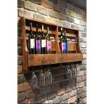 Mahsen Büyük Masif Ahşap Şaraplık - DOGAL AHŞAP