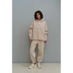 Mai Collection Mai Studios Co. Mai Studios Co. Minimal Baskı Kadın Eşofman Takımı - Kemik Rengi Bej