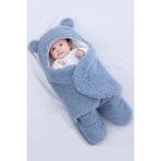 Mai Perla 0- 12 Ay Içi Elyaflı Kulaklı Welsoft- Peluş Bebek Battaniyesi- Welsoft Bebek Uyku Tulumu