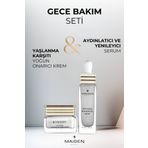 Maiden Beauty Gece Bakım Seti, Yenileyici, Besleyici, Anti-Aging Etkili, Yoğun Onarıcı Bakım Kremi