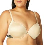 Maidenform Balenli Yarı Sütyen, Wonderbra Teknolojili En İyi Destekli Sütyen, Destekli Kuplu Düzleştirici Dantel Kesim Sütyen, Latte Lift/Siyah, 85D