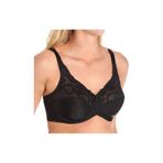 Maidenform Kadın Minimizer Sütyen Maidenform Tailored with Lace Trim Lilyette, Siyah, 80F