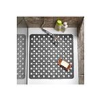 Main shop 1 Adet Kare Bubble Bath Math Banyo ve Duş Kaydırmazı Banyo Paspası Antrasit Gp-149
