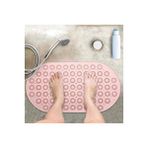 Main shop 1 Adet Kaydırmaz Duşakabin Banyo Ve Duş Paspası Masajlı 87 Adet Vantuzla Yapışır 37 X 69 Cm Pembe