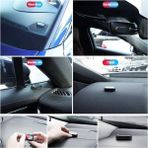 MAİN SHOP 1 Adet Mavi Renk Güneş Enerjili LED Güvenlik Işıkları, Caydırıcı Hırsızlık Alarm Ledi Bataryasız