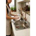 MAİN SHOP 1 Adet Süzgeçli Silikon Lavabo ve Küvet Tıkacı Yuvarlak Lavabo M-140