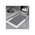 MAİN SHOP 2 Adet Kare Sihirli Su Emici Banyo Paspası Kaymaz Tabanlı Ayak Paspası 38x58 cm M-60