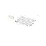 Main shop 5 Adet Kırılmaz Plastik Yer Karosu Islak Zemin Koruma Yer Izgarası 20x25 Cm Şeffaf