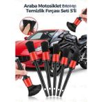 MAİN SHOP Araba Temizlik Detay Fırçası 5 li Set M-1037